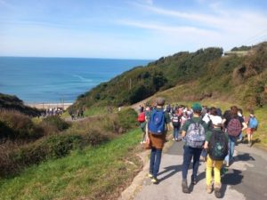 Marche des jeunes du diocèse de bayonne